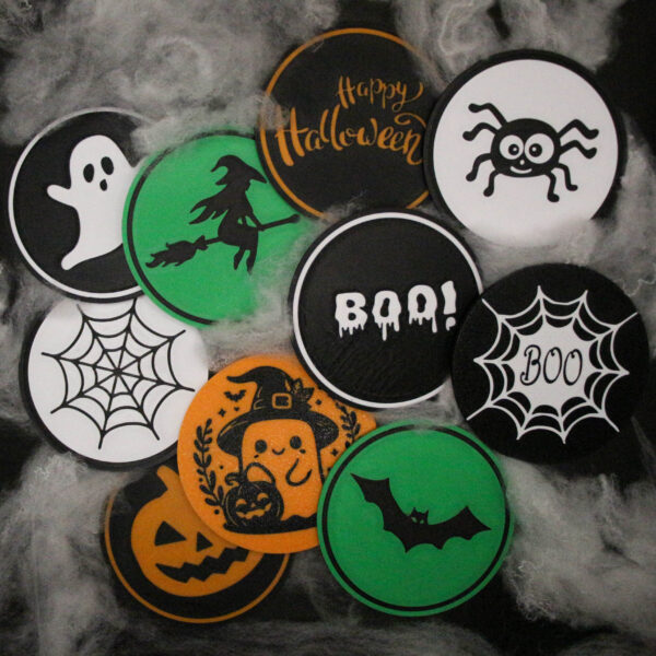 Mix & Match Halloween Onderzetters - Afbeelding 1