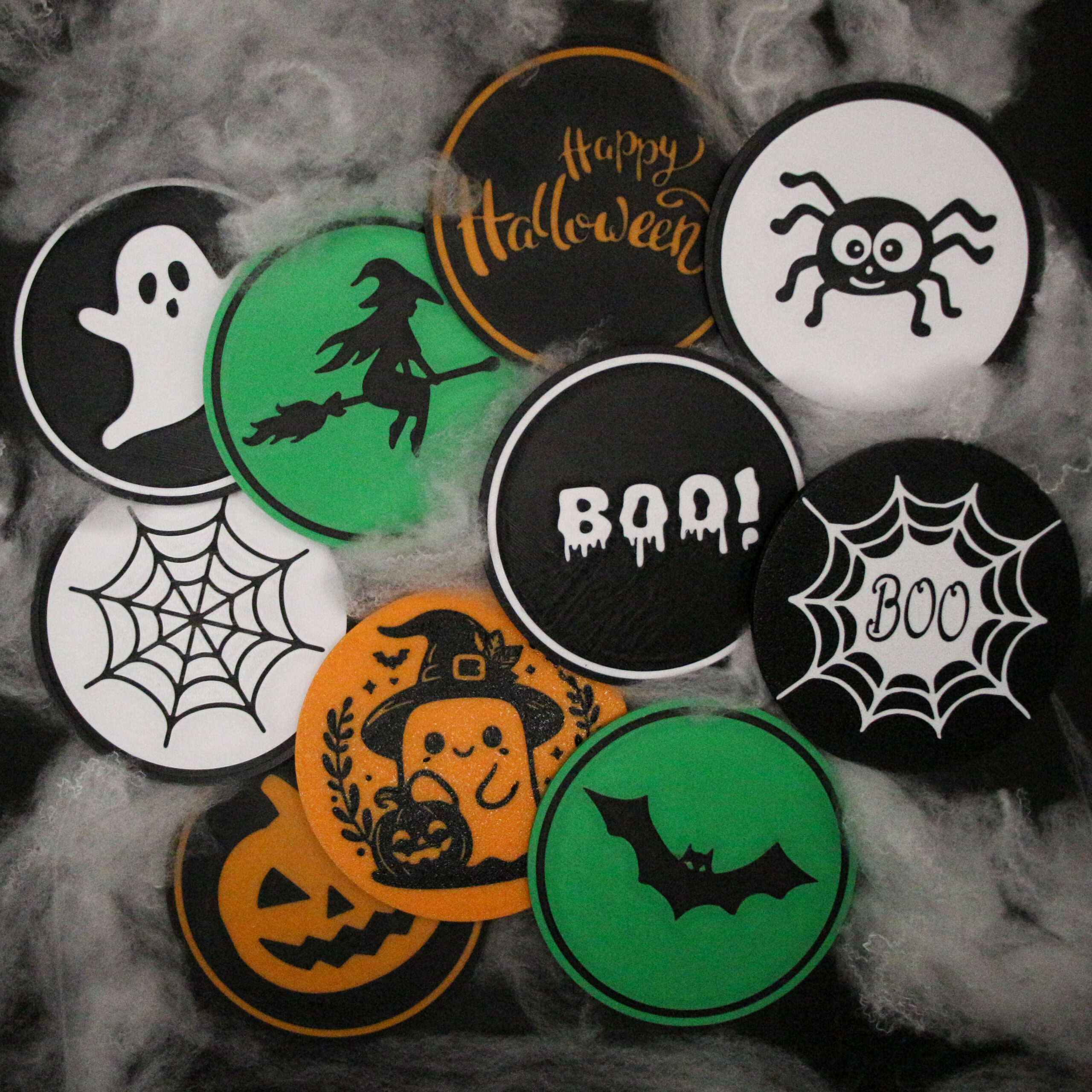Mix & Match Halloween Onderzetters - Afbeelding 1
